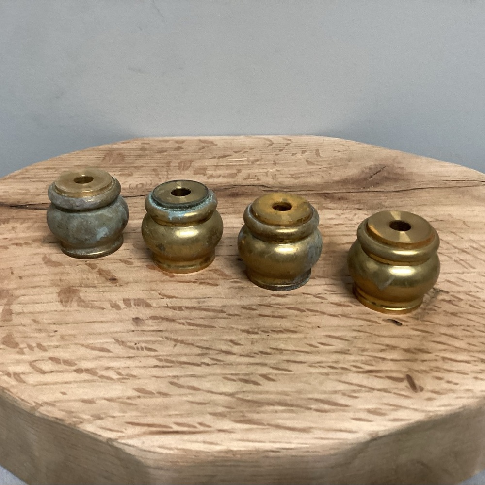 🟡 Vintage Solid Brass Set of 4 Unique Pieces - Decor / Decorative / Many Uses